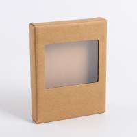 Strong Brown Window Paper Box Packaging,Paper Box,Paper Gift Box