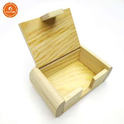 2020 Wholesale Customizable Logo Laser Printing Natural Pine Wood Handmade Soap Box