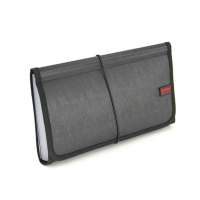 Wholesale ribbon string tie black wallet paper business filling pp file folder