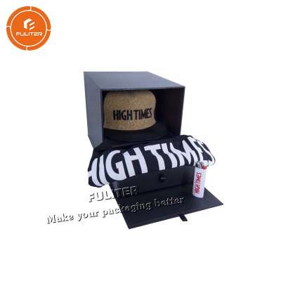 Special custom Silver color carton custom snapback box packaging