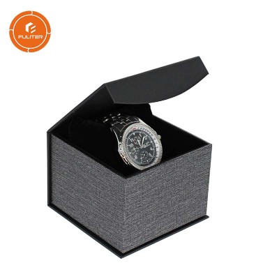 High Quality custom logo watch box gift box for earrings with foam watch packaging box luxury