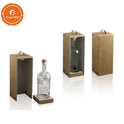 New Design Custom Leather Single Case Wine Bottle Packaging Box