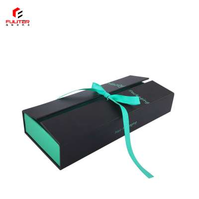 Dongguan design unique hair boxes weave packaging custom label