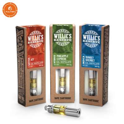 Factory Wholesale Price Kraft Mini Vape Cartridge Packaging Boxes