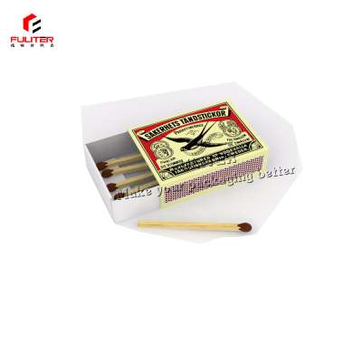 Personalized creative custom logo sold blank matchbox cheap matchbox