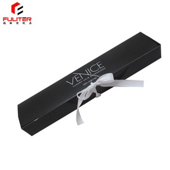 Custom Recycle Rectangle Hair Extension Packaging Box with Satin