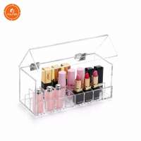 Clear Acrylic Nail Polish Bottle Display Cosmetic Essential Oil Organizer Box