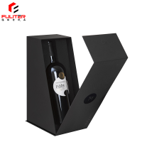 Personal Customized High Quality Black Card Champagne Wine Box Wine Packaging Box