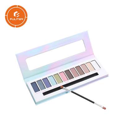 Private logo pigmented eyeshadow pallet with hardcover