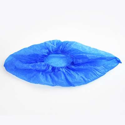 30gsm non slip  PP PVC waterproof long shoes cover non-woven disposable rain shoes cover