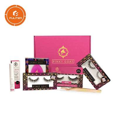 Colorful Custom Private Label Make Your Own Eyelash Card Paper Box with Clear Window